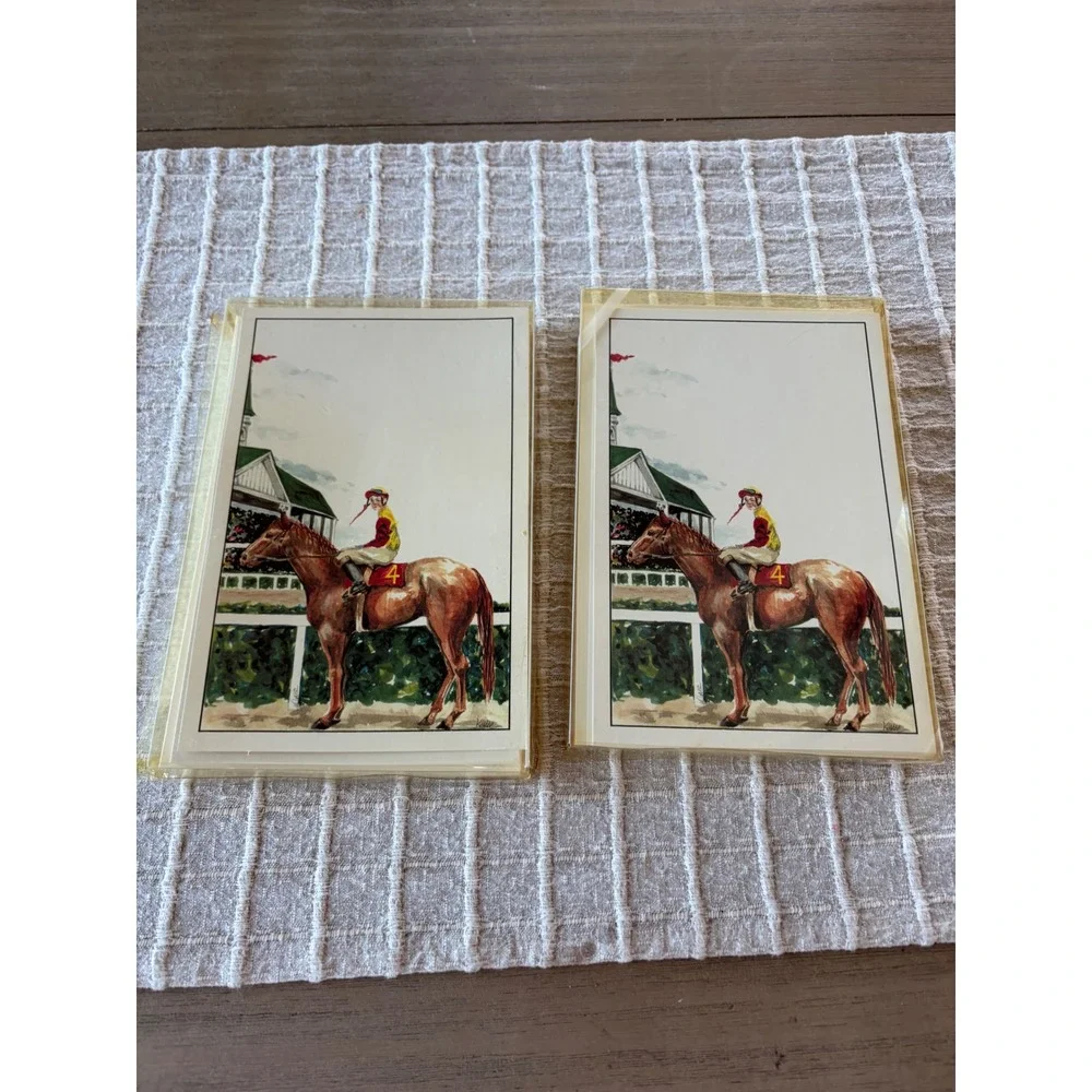 Lot two packs Set Of 20 Odd Balls Horse Racing Kentucky Derby Party Invitations